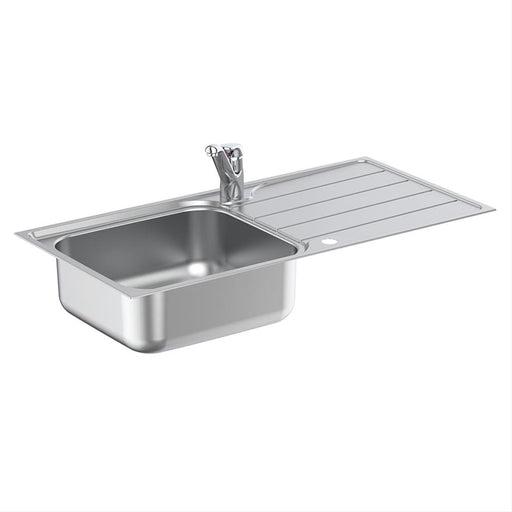 Armitage Shanks Sandringham 1000mm Stainless Steel Kitchen Sink Pack - Unbeatable Bathrooms