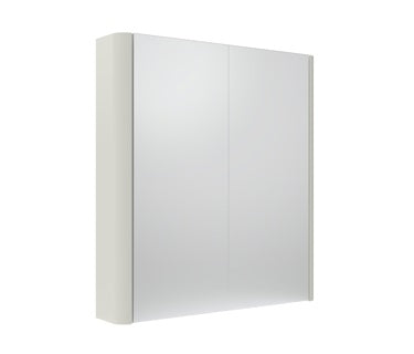 Tavistock Compass Gloss White Double Mirror Door Cabinet - Unbeatable Bathrooms