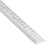 Beava Classic Grey Aluminium Tile Trim 8mm (100 Pieces) - Unbeatable Bathrooms