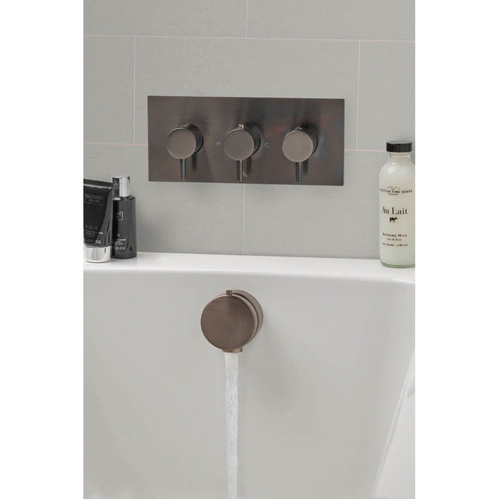 JTP VOS 3 Outlet 3 Controls Thermostatic Concealed Shower Valve Horizontal - Unbeatable Bathrooms