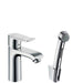 Hansgrohe Metris - Single Lever Basin Mixer with Bidet Spray and Shower Hose 160cm - Unbeatable Bathrooms