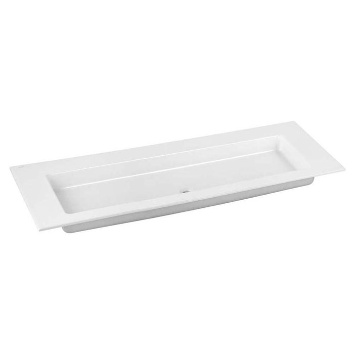 Keuco Royal 60 1400mm Ceramic Inset Basin - 0, 1 & 3TH - Unbeatable Bathrooms