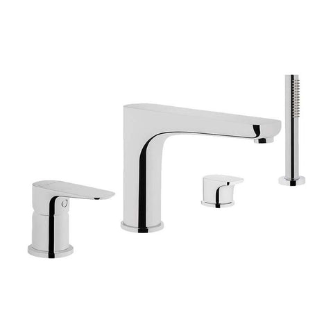 Vitra x-Line Bath Mixer 4 Tapholes - Unbeatable Bathrooms