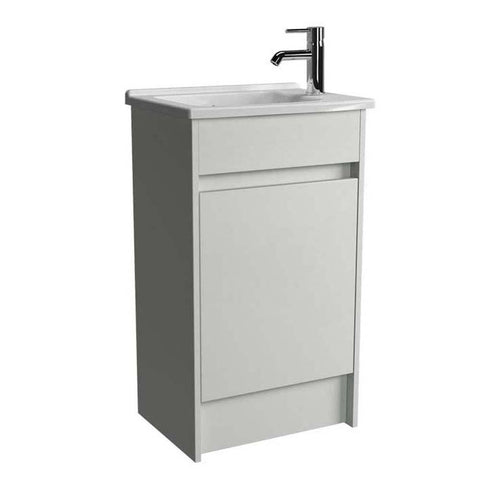 Vitra S50 500mm Compact Vanity Unit - Floor Standing 1 Door Unit - Unbeatable Bathrooms