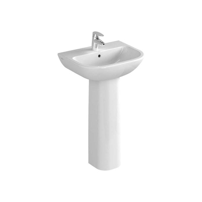 Vitra S20 45/50cm Pedestal Basin - 1 & 2TH - Unbeatable Bathrooms