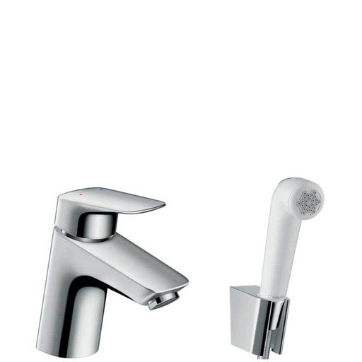 Hansgrohe Logis - Single Lever Basin Mixer with Bidet Spray and Shower Hose 160cm - Unbeatable Bathrooms