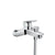 Hansgrohe Logis - Single Lever Manual Bath Mixer for Exposed Installation with Centre Distance 15.3cm - Unbeatable Bathrooms