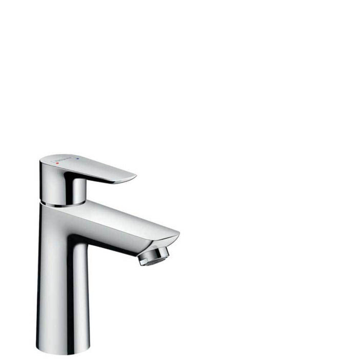 Hansgrohe Talis E - Single Lever Basin Mixer 110 with Pop-Up Waste - Unbeatable Bathrooms