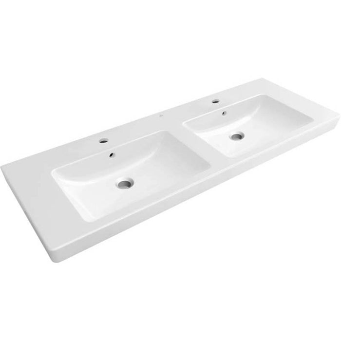 Villeroy & Boch Subway 2.0 1300mm Double Vanity Unit - Wall Hung 4 Drawer Unit - Unbeatable Bathrooms