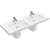 Villeroy & Boch Subway 2.0 1300mm Double Vanity Unit - Wall Hung 4 Drawer Unit - Unbeatable Bathrooms