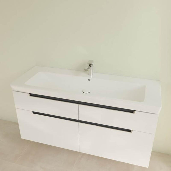 Villeroy & Boch Subway 2.0 1300mm Vanity Unit - Wall Hung 4 Drawer Unit - Unbeatable Bathrooms