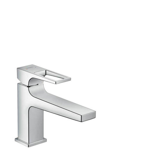 Hansgrohe Metropol - Single Lever Basin Mixer 100 with Loop Handle and Push-Open Waste - Unbeatable Bathrooms