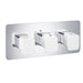 JTP AXEL Thermostatic Concealed 2 Outlet Shower Valve - 74693 - Unbeatable Bathrooms