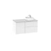 Roca Beyond 1000mm Vanity Unit Pack - Wall Hung 2 Drawer & 1 Door Unit with Basin - Unbeatable Bathrooms