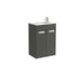 Roca Debba Unik 5/6/800mm Compact Vanity Unit - Wall Hung 2 Door Unit - Unbeatable Bathrooms