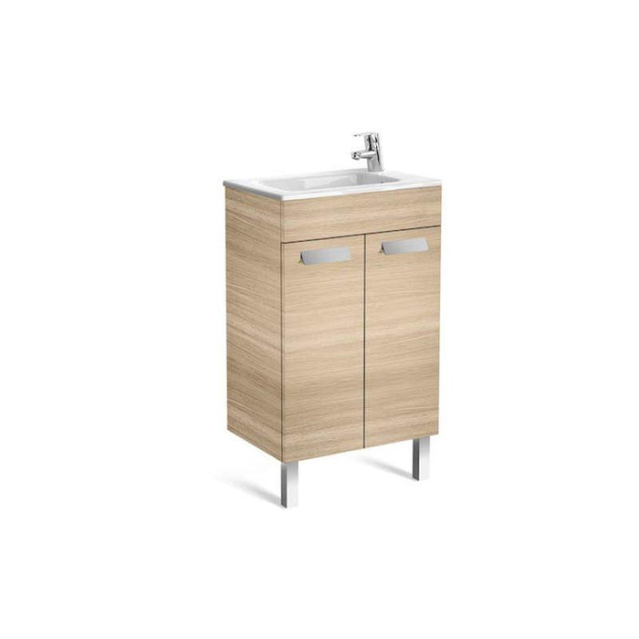 Roca Debba Unik 5/6/800mm Compact Vanity Unit - Wall Hung 2 Door Unit - Unbeatable Bathrooms