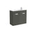 Roca Debba Unik 5/6/800mm Compact Vanity Unit - Wall Hung 2 Door Unit - Unbeatable Bathrooms