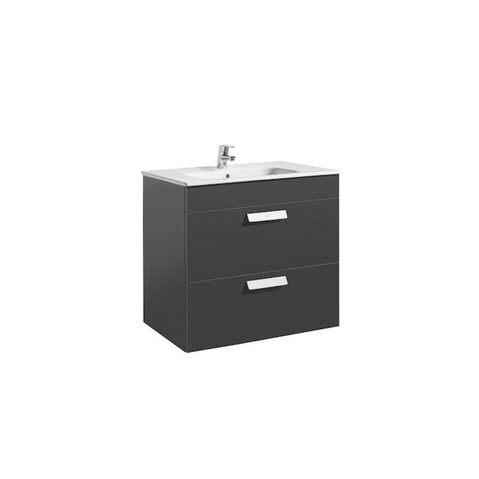 Roca Debba Unik 600/800mm Vanity Unit - Wall Hung 2 Drawer Unit - Unbeatable Bathrooms