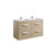 Roca Debba Unik 1200mm Double Vanity Unit - Wall Hung 4 Drawer Unit with Basin - Unbeatable Bathrooms