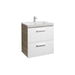 Roca Prisma 600/800mm Vanity Unit - Wall Hung 2 Drawer Unit - Unbeatable Bathrooms