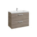 Roca Prisma 600/800mm Vanity Unit - Wall Hung 2 Drawer Unit - Unbeatable Bathrooms