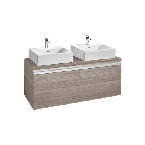 Roca Heima 1200mm Double Vanity Unit - Wall Hung 1 Drawer Unit - Unbeatable Bathrooms