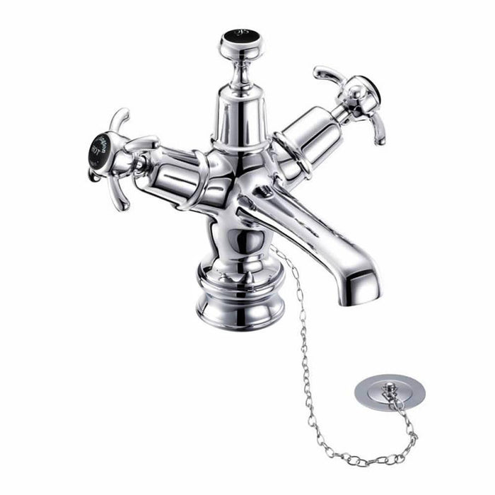 Burlington Anglesey Regent Basin Mixer with Plug & Chain Waste - Unbeatable Bathrooms