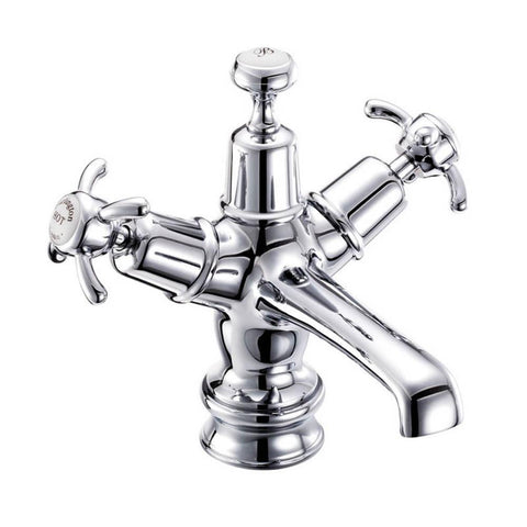 Burlington Anglesey Regent Basin Mixer with Click-Clack Waste - Unbeatable Bathrooms