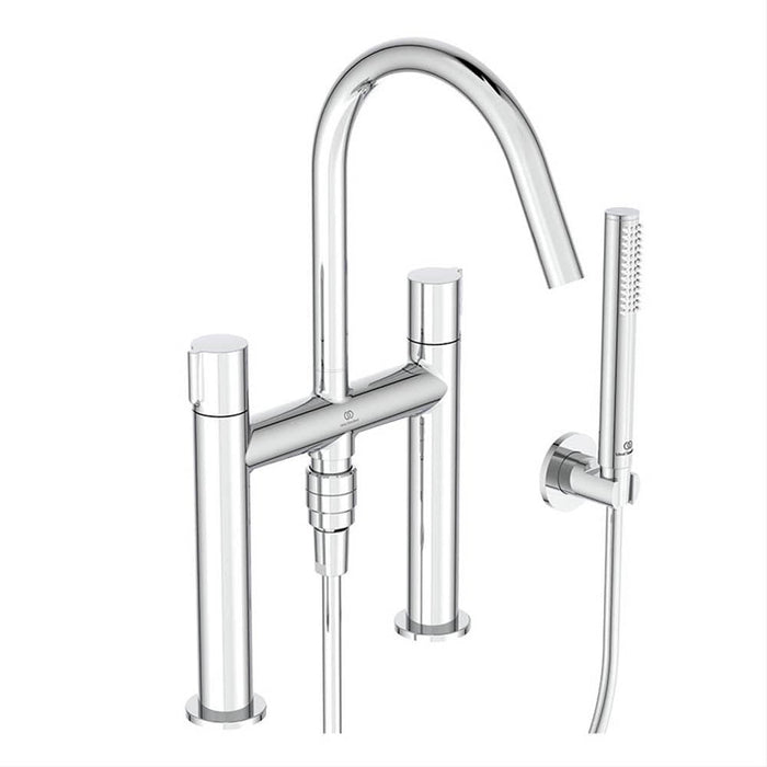 Ideal Standard Joy Dual Control 2 Hole Bath Shower Mixer With Shower Set - Unbeatable Bathrooms