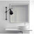The White Space Matt Black Frame Non-Illuminated Mirror 60 x 80cm - Unbeatable Bathrooms