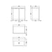 Hudson Reed Fusion 500/600mm Vanity Unit - Wall Hung 2 Door Unit with Basin - Unbeatable Bathrooms