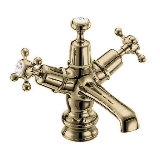 Burlington Claremont Regent Basin Mixer with Click-Clack Waste - Unbeatable Bathrooms