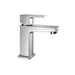 Flova Dekka 145mm Mono Basin Mixer with Slotted Clicker Waste Set - Unbeatable Bathrooms