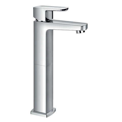 Flova Dekka Tall 320mm Mono Basin Mixer with Clicker Waste Set - Unbeatable Bathrooms