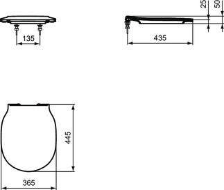 Ideal Standard Connect Air Close Coupled Bowl / Back-To Wall with Aquablade Technology - Horizontal Outlet - Unbeatable Bathrooms