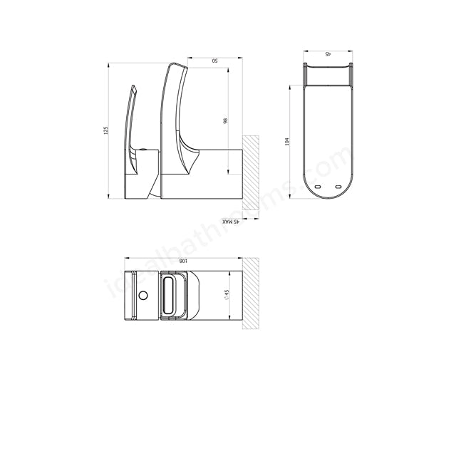 Essential Tambo Mini Mono Basin Mixer with Click Waste 1 Tap Hole Chrome - Unbeatable Bathrooms