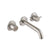 JTP Inox 3 Hole Wall Mounted Basin Mixer Tap - Unbeatable Bathrooms