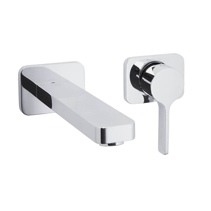 JTP Curve Single Lever Wall Mounted Basin Mixer - Unbeatable Bathrooms