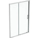 Ideal Standard Connect 2 Square Shower Enclosure with Sliding Door & Idealclean Clear Glass - Unbeatable Bathrooms