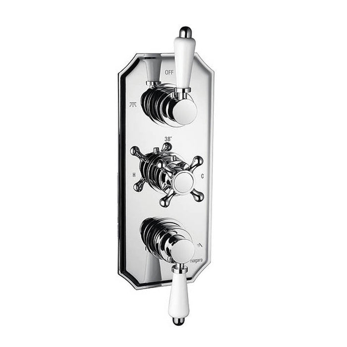 Niagara Arlington Concealed Triple Valve Shower Valve Trad - Unbeatable Bathrooms