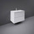 RAK Precious 800mm Vanity Unit - Wall Hung 2 Drawer Unit with Drop-In Basin - Unbeatable Bathrooms