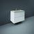 RAK Precious 800mm Vanity Unit - Wall Hung 2 Drawer Unit with Drop-In Basin - Unbeatable Bathrooms