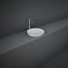 RAK Variant 360mm 0TH Round Counter Drop-In Basin - Unbeatable Bathrooms