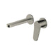 RAK Ceramics Petit Round Wall Mounted Single Lever Basin Mixer - Brushed Nickel - Unbeatable Bathrooms