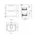 The White Space Scene 600/800mm Vanity Unit - Floor Standing 2 Drawer Unit - Unbeatable Bathrooms