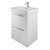 The White Space Scene 600/800mm Vanity Unit - Floor Standing 2 Drawer Unit - Unbeatable Bathrooms