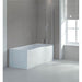 Sommer P Shaped 1675 x 850mm Right Hand Shower Bath - Unbeatable Bathrooms