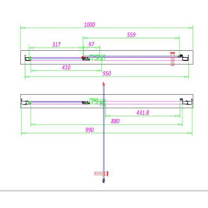 Sommer 6mm Pivot Shower Door - 1900mm - Various Sizes - Unbeatable Bathrooms