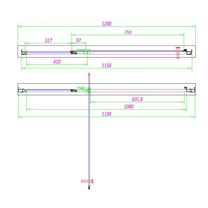 Sommer 6mm Pivot Shower Door - 1900mm - Various Sizes - Unbeatable Bathrooms