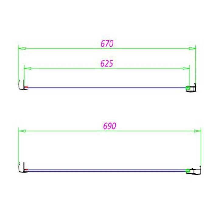 Sommer 6mm Pivot Shower Door - 1900mm - Various Sizes - Unbeatable Bathrooms